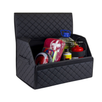 Organizador de maletero Alfa Cars ECO M 30×30×50 cm – rombo negro