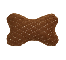 Cojín para reposacabezas de coche de alcántara Alfa Cars 27×16 cm marrón