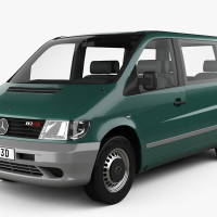 Alfombrillas de coche Mercedes-Benz W638 V-Class Vito (1996-2003)